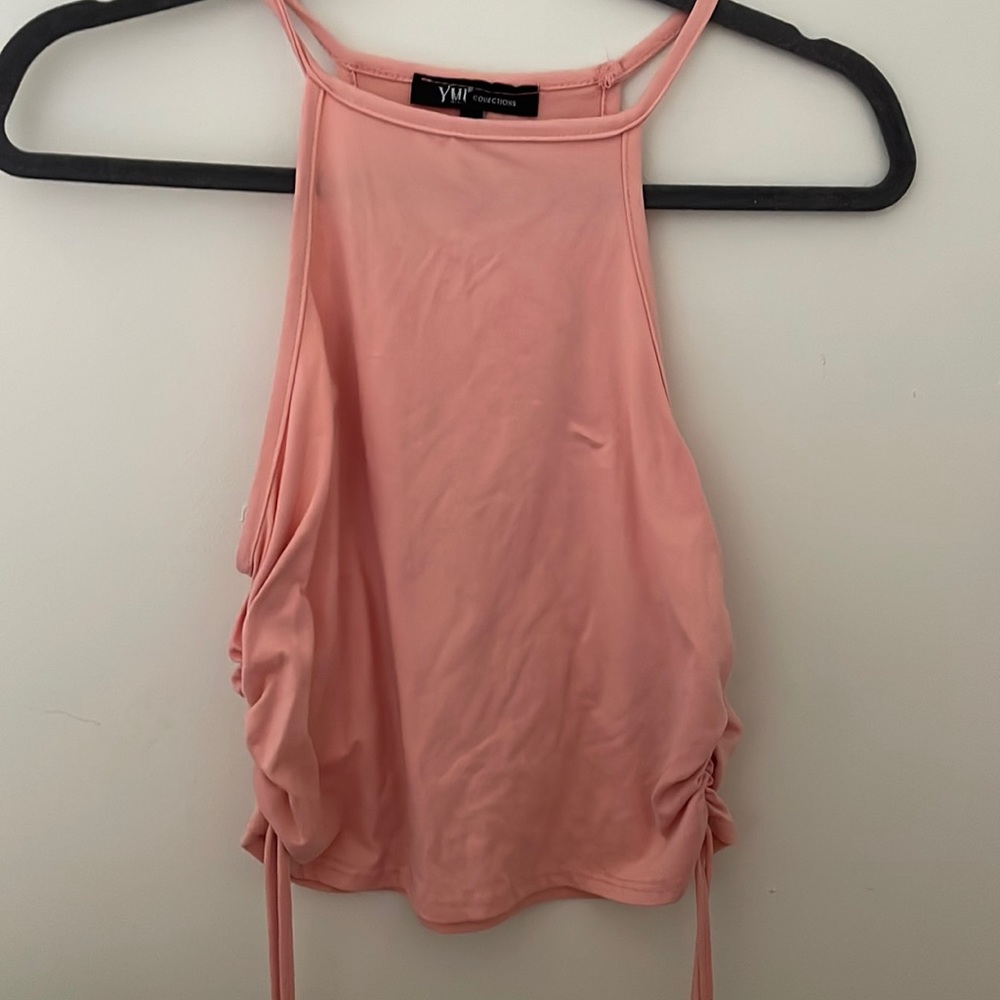 Pink crop top